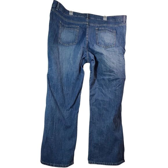 Macys' Plus Size 24WP High Rise Straight Leg Jeans Classic Fit, Old Money Style - Picture 2 of 12